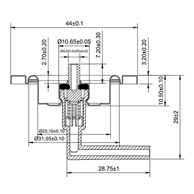 aerosol valve for camping gas