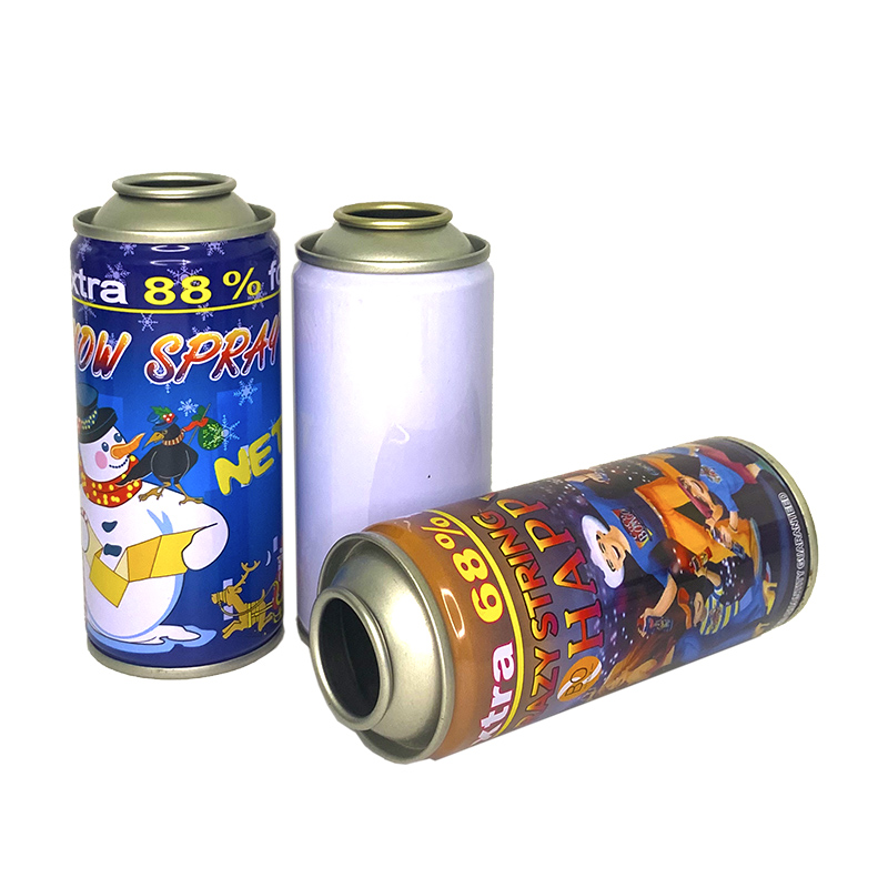 Aerosol can for snow spray