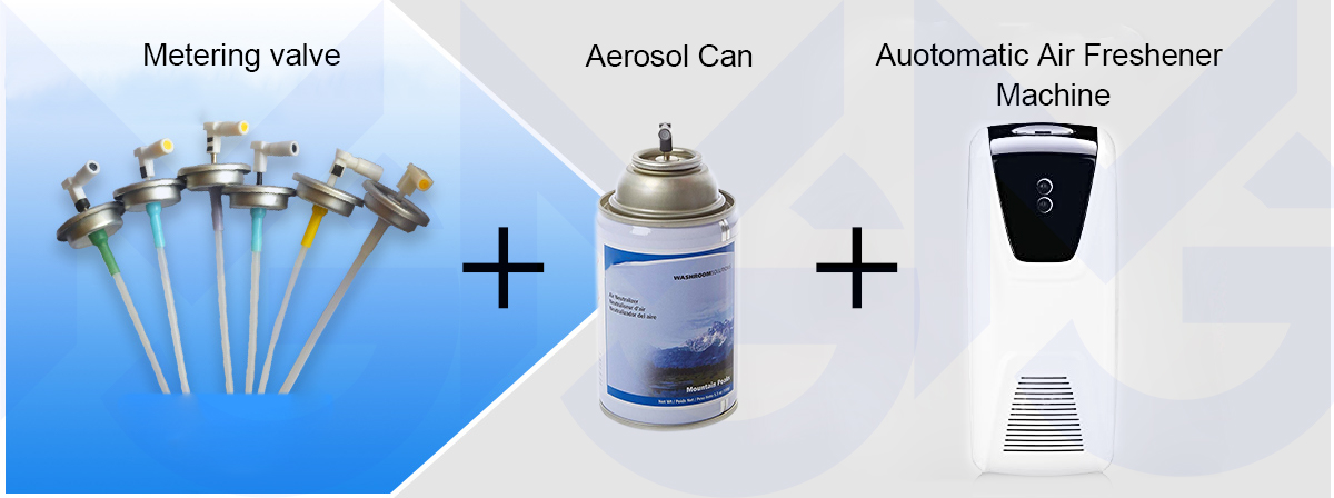 Aerosol air freshener can