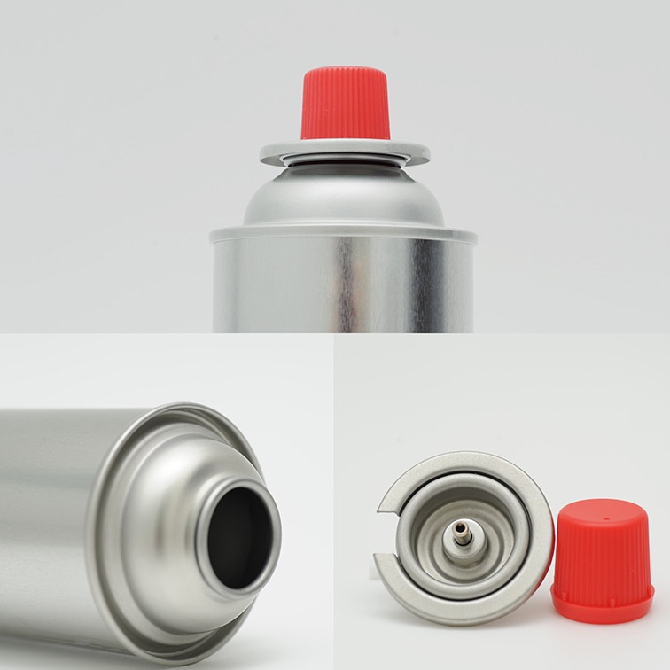 65x158mm empty butane gas canister