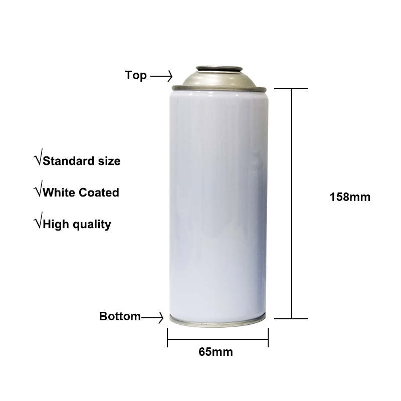 65x158mm aerosol tin can