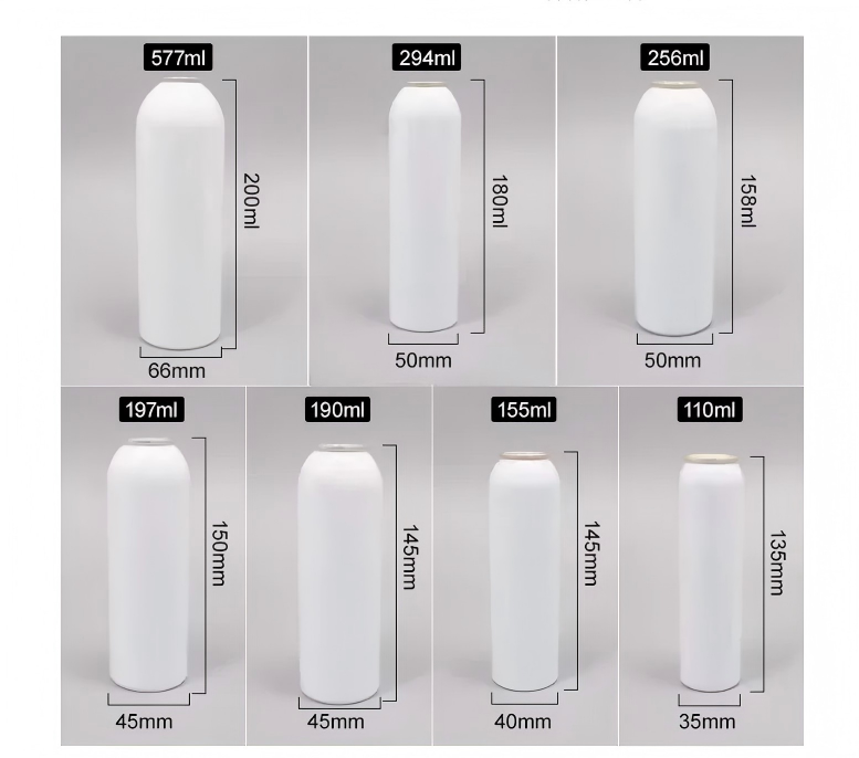 empty aluminum aerosol can